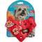 Show in main carousel: WagAround Town Charmdana Thanksgiving Waterproof Flexible Customizable Dog Bandana with Charms, Red, Small slide 3 of 9