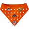 Show in main carousel: WagAround Town Charmdana Halloween Waterproof Flexible Customizable Dog Bandana with Charms Here for Treats/Ate My Costume, Orange, Large slide 1 of 9