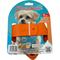 Show in main carousel: WagAround Town Charmdana Halloween Waterproof Flexible Customizable Dog Bandana with Charms Here for Treats/Ate My Costume, Orange, Small slide 4 of 9