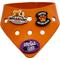 Show in main carousel: WagAround Town Charmdana Halloween Waterproof Flexible Customizable Dog Bandana with Charms Here for Treats/Ate My Costume, Orange, Small slide 1 of 9