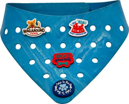 Show full view: WagAround Town Wag-Witty Dog Bandana Charms Life is Ruff/I Like Big Bowls slide 3 of 6
