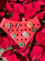 WagAround Town Wag-Witty Dog Bandana Charms Candy Cane Cutie/Happy Pawlidays Holiday Dog Accessories slide 2 of 6