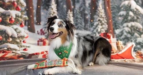 Show full view: WagAround Town Wag-Witty Dog Bandana Charms Gobble/Turkey Taster Holiday Dog Accessories slide 2 of 6