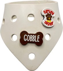 WagAround Town Wag-Witty Dog Bandana Charms Gobble/Turkey Taster Holiday Dog Accessories