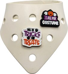 WagAround Town Wag-Witty I Ate My Costume Tricks for Treats Dog Bandana Charms