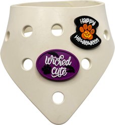 WagAround Town Wag-Witty Dog Bandana Charms Happy Howloween/Wicked Cute Holiday Dog Accessories