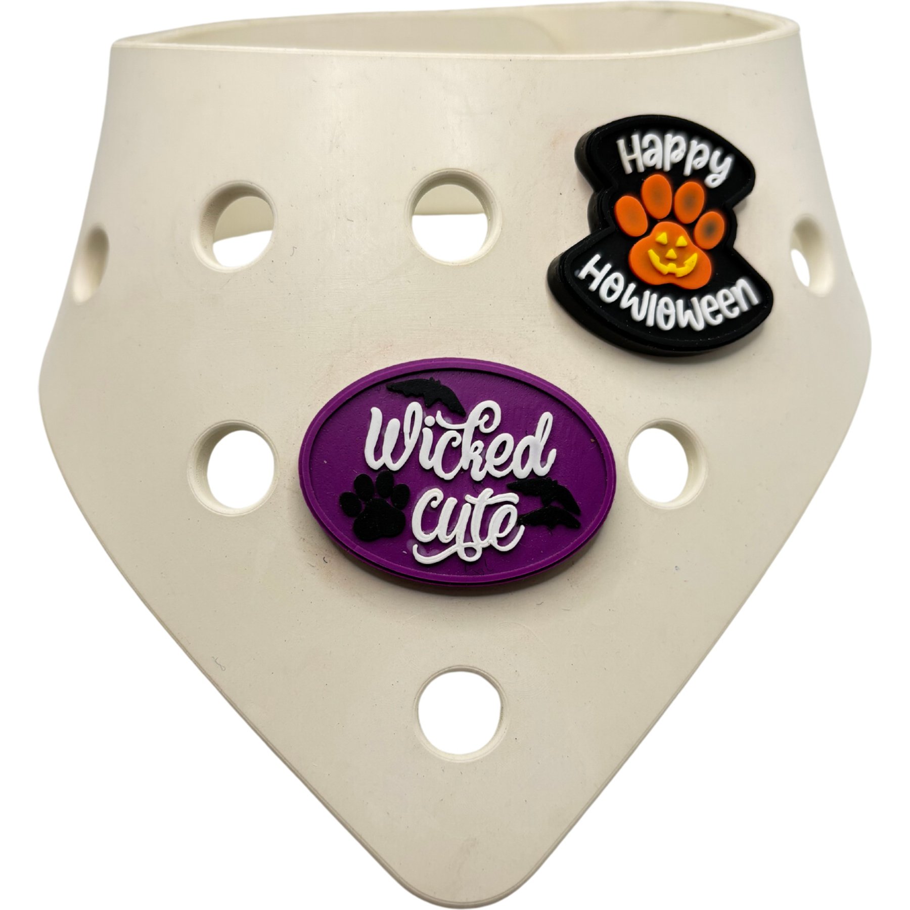 WagAround Town Wag-Witty Dog Bandana Charms Happy Howloween/Wicked Cute Holiday Dog Accessories