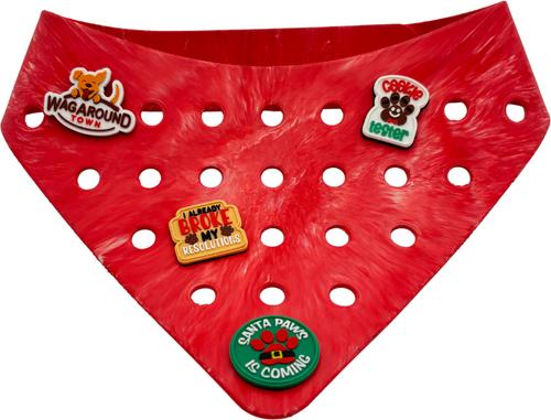 Show full view: WagAround Town Wag-Witty Dog Bandana Charms New Year/ Broke My Resolutions Holiday Dog Accessories slide 3 of 8
