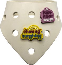 WagAround Town Wag-Witty Dog Bandana Charms Chasing Sunshine/Pawsitively Adorable