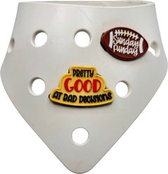 WagAround Town Wag-Witty Dog Bandana Charms Sunday Funday/Bad Decisions