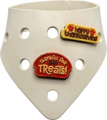 WagAround Town Wag-Witty Happy Thanksgiving Thankful for Treats Dog Bandana Charms