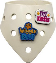 WagAround Town Wag-Witty Dog Bandana Charms Free Kisses/Wiggle Butt
