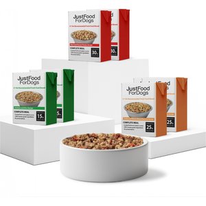 JustFoodForDogs JustFresh Human Grade Home-Cooked Pork Recipe Fresh Dog Food