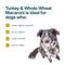 Show in main carousel: JustFoodForDogs Turkey & Whole Wheat Macaroni Recipe Frozen Human-Grade Fresh Dog Food, 18-oz pouch, case of 14 slide 5 of 12