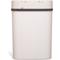 Show in main carousel: NineStars Rectangular Motion Sensor Trash Can Dog Waste Disposal, White, 3.2-gal slide 8 of 8