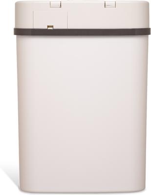 Show full view: NineStars Rectangular Motion Sensor Trash Can Dog Waste Disposal, White, 3.2-gal slide 8 of 8