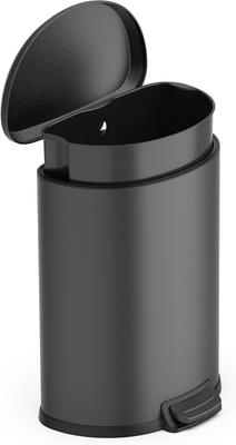 Show full view: NineStars D-Shaped Step-On Trash Can Dog Waste Disposal, 13.2-gal slide 4 of 6