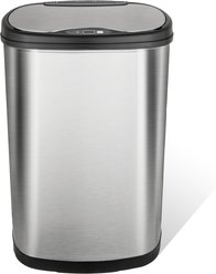 NineStars Rectangular Motion Sensor Trash Can Dog Waste Disposal, 13.2-gal