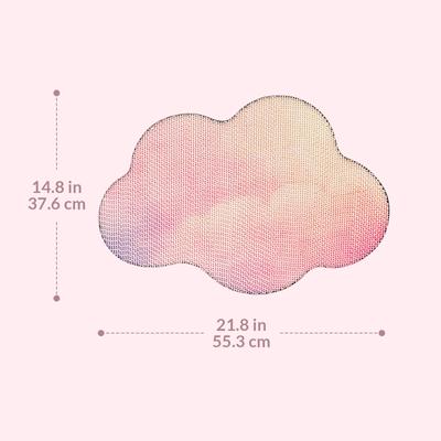 Show full view: Happy & Polly Gradient Rainbow Cloud Cat Scratcher Toy, Pink/Purple slide 9 of 9