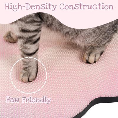Show full view: Happy & Polly Gradient Rainbow Cloud Cat Scratcher Toy, Pink/Purple slide 5 of 9
