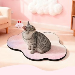 Happy & Polly Gradient Rainbow Cloud Cat Scratcher Toy, Pink/Purple