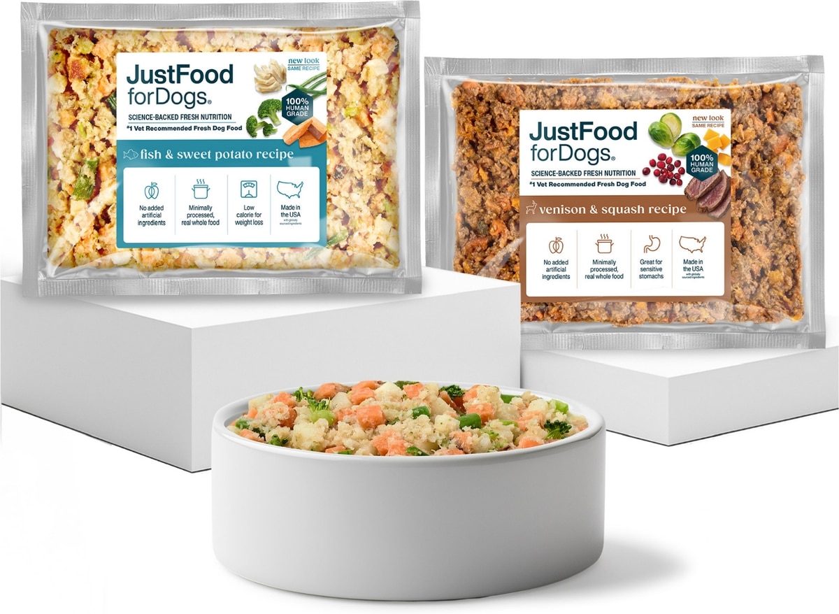 JUSTFOODFORDOGS Healthy Weight Variety Pack Human-Grade Fresh