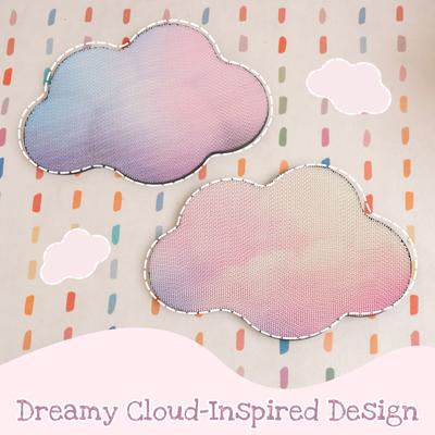 Show full view: Happy & Polly Gradient Rainbow Cloud Cat Scratcher Toy, Pink/Purple slide 3 of 9