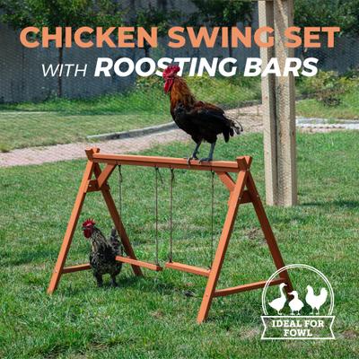 Show full view: Win World Chicken Swing Set, Medium slide 2 of 9
