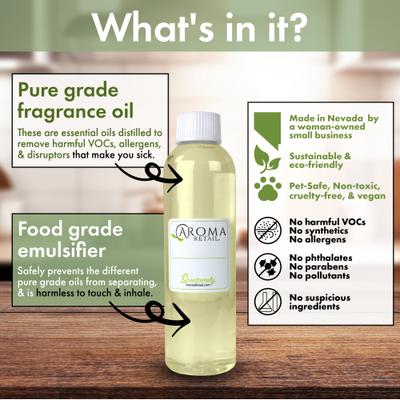 Show full view: Aroma Retail Fresh & Clean Eucalyptus Forest Fragrance Oil Refill, 4-oz bottle slide 3 of 5