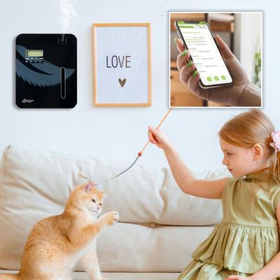 Show full view: Aroma Retail Scent Machine 101 Smart Pet Air Freshener with Herbal & Woodsy Leaf Spring 4-oz Fragrance Oil, Black slide 3 of 9