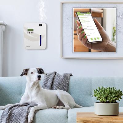 Show full view: Aroma Retail Scent Machine 101 Smart Pet Air Freshener with Herbal & Woodsy Leaf Spring 4-oz Fragrance Oil, White slide 3 of 9