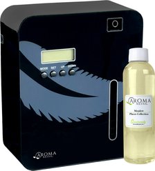 Aroma Retail Scent Machine 101 Smart Pet Air Freshener with Floral & Garden Meadow 4-oz Fragrance Oil, Black