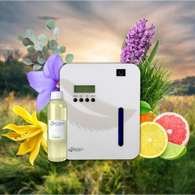 Show full view: Aroma Retail Scent Machine 101 Smart Pet Air Freshener with Floral & Garden Meadow 4-oz Fragrance Oil, White slide 2 of 9
