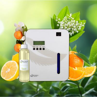 Show full view: Aroma Retail Scent Machine 101 Smart Pet Air Freshener with Herbal & Woodsy Leaf Spring 4-oz Fragrance Oil, White slide 2 of 9