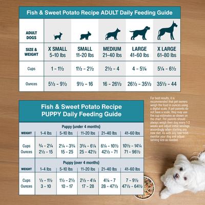 Show full view: JustFoodForDogs Fish & Sweet Potato Recipe Frozen Human-Grade Fresh Dog Food, 18-oz pouch, case of 21 slide 10 of 12