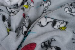 Peanuts Snoopy Snoopy Days Throw & Squeaky Pet Pillow Set Dog Plush Toy, Grey, 40 x 50-in slide 2 of 9