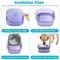 Show in main carousel: UPSKY Spill Proof, No Splash Non-Skid Plastic Slow Feeder Dog & Cat Water Bowl, 2-L, Purple slide 7 of 9