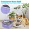 Show in main carousel: UPSKY Spill Proof, No Splash Non-Skid Plastic Slow Feeder Dog & Cat Water Bowl, 2-L, Purple slide 5 of 9