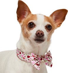 Frisco Valentine's Hearts Dog & Cat Bow Tie, Floral Hearts, X-Small/Small slide 2 of 8