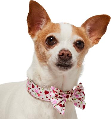 Show full view: Frisco Valentine's Hearts Dog & Cat Bow Tie, Floral Hearts, X-Small/Small slide 2 of 10