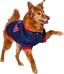 Frisco Retro Americana Sports Dog & Cat Bomber Jacket, XX-Large
