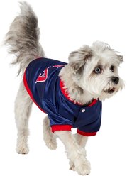 Frisco Retro Americana Sports Dog & Cat Bomber Jacket, Medium