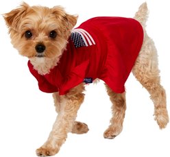 Frisco Americana Flag Ruffle Dog & Cat Dress, X-Small