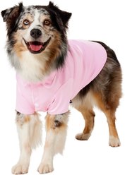 Frisco Valentine's Satin Dog & Cat Pajama Shirt with Heart Buttons, X-Large