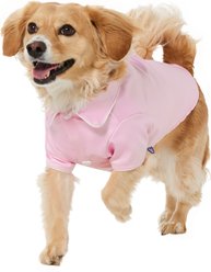 Frisco Valentine's Satin Dog & Cat Pajama Shirt with Heart Buttons, Medium