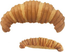 Petlou Food Croissant Squeaky Plush Dog Toy, 27-in