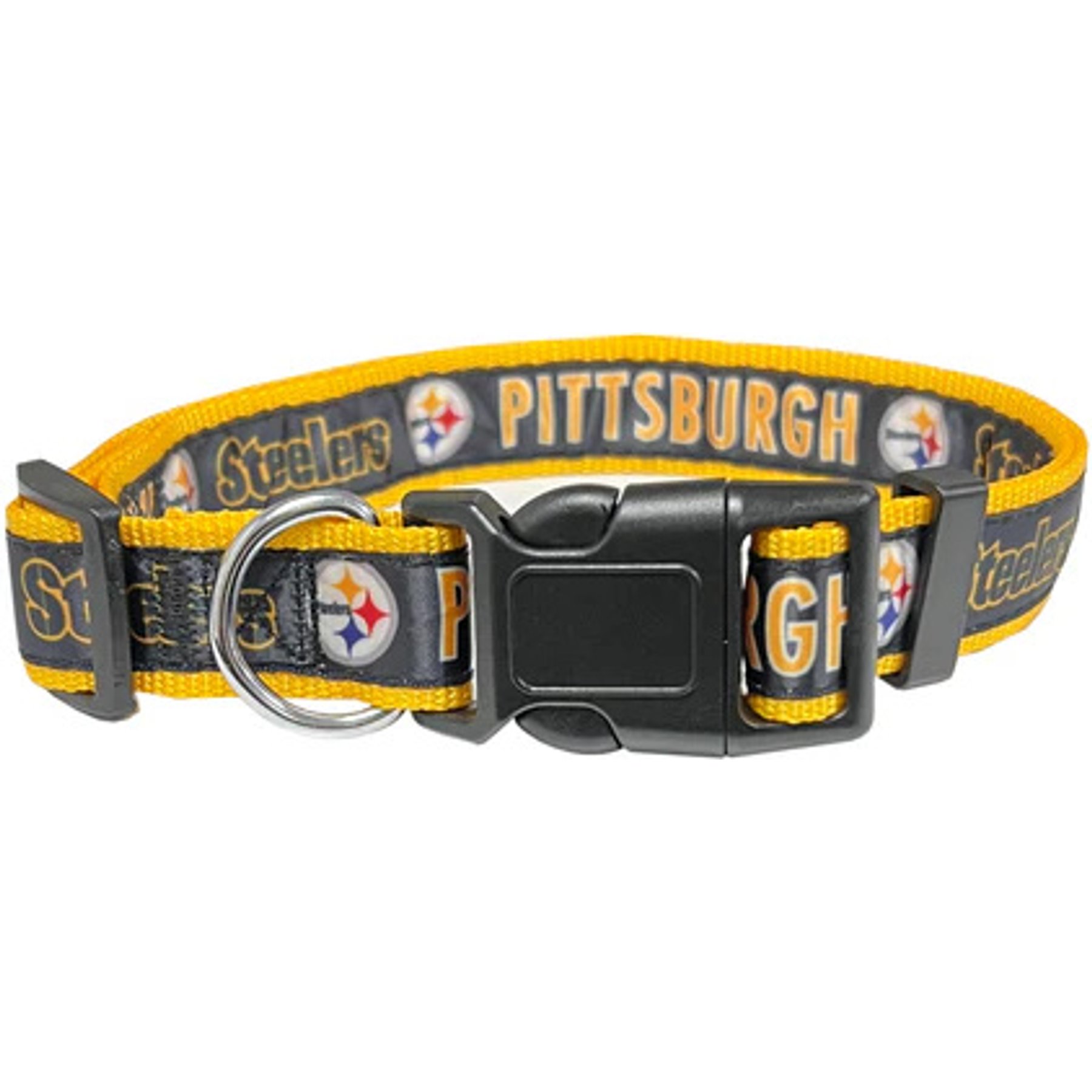 Pets First NFL Pittsburgh Steelers Satin Collar