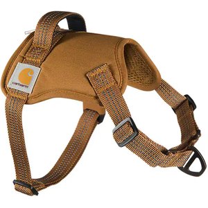Carhartt Duck Nylon Reflective No Pull Front Clip Dog Harness, Carhartt Brown, Large: 26 to 35-in chest