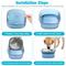 Show in main carousel: UPSKY Spill Proof, No Splash Non-Skid Plastic Slow Feeder Dog & Cat Water Bowl, 2-L, Blue slide 7 of 9