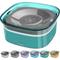 Show in main carousel: UPSKY Spill Proof, No Splash Non-Skid Plastic Slow Feeder Dog & Cat Water Bowl, 2-L, Green slide 2 of 9